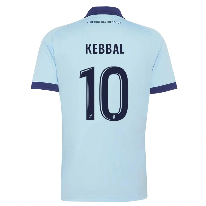 Danxen Kobiety Ilan Kebbal #10 Błękitny Czarny Wyjazdowa Koszulka 2026/27 Koszulki Klubowe