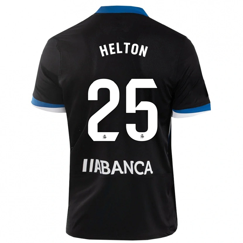 Danxen Kobiety Helton Leite #25 Czarny Niebieski Biały Wyjazdowa Koszulka 2026/27 Koszulki Klubowe