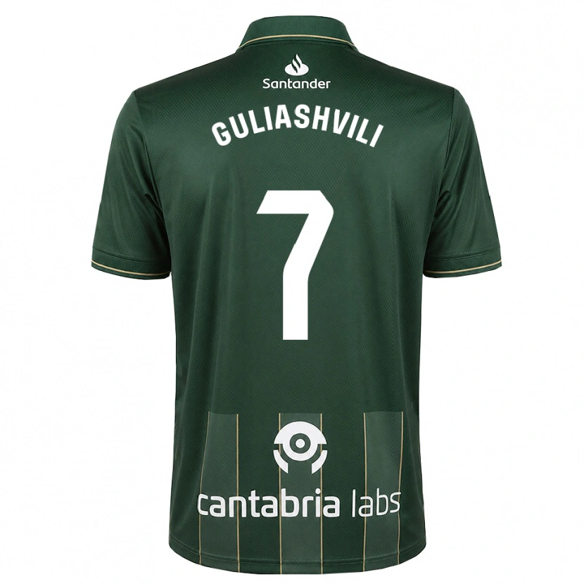 Danxen Kobiety Giorgi Guliashvili #7 Ciemnoszary Szary Biały Wyjazdowa Koszulka 2026/27 Koszulki Klubowe