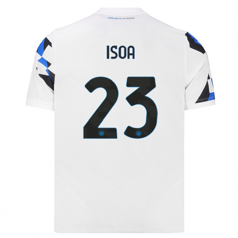 Danxen Kobiety Isaac Isoa #23 Biały Czerwony Niebieski Wyjazdowa Koszulka 2026/27 Koszulki Klubowe