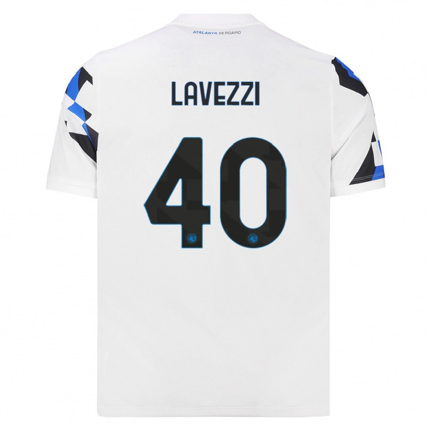Danxen Kobiety Filippo Lavezzi #40 Biały Czerwony Niebieski Wyjazdowa Koszulka 2026/27 Koszulki Klubowe