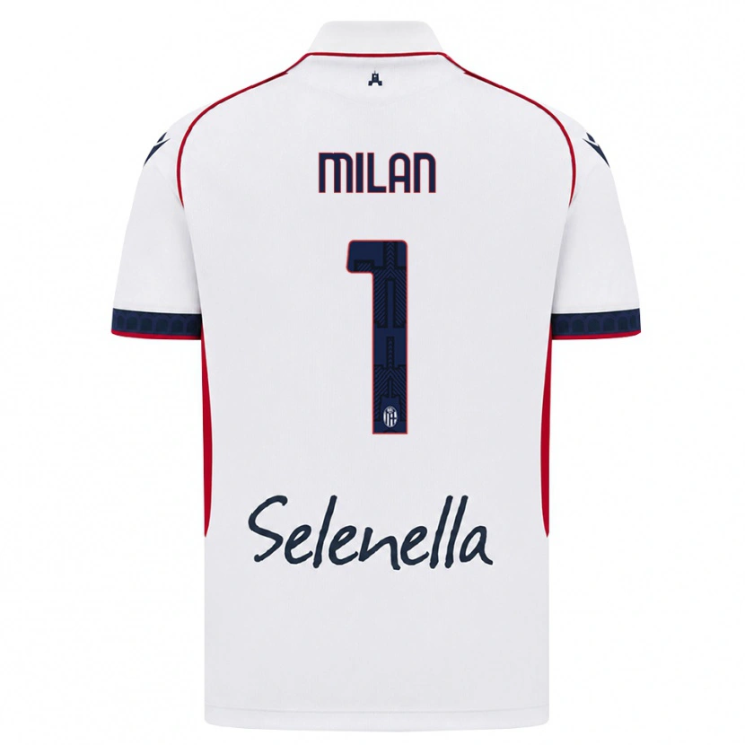 Danxen Kobiety Riccardo Milan #1 Biały Czerwony Królewski Niebieski Wyjazdowa Koszulka 2026/27 Koszulki Klubowe