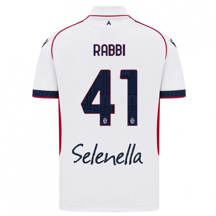 Danxen Kobiety Giovanni Rabbi #41 Biały Czerwony Królewski Niebieski Wyjazdowa Koszulka 2026/27 Koszulki Klubowe
