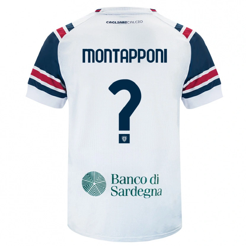 Danxen Kobiety Leonardo Montapponi #0 Biały Czerwony Zielony Wyjazdowa Koszulka 2026/27 Koszulki Klubowe