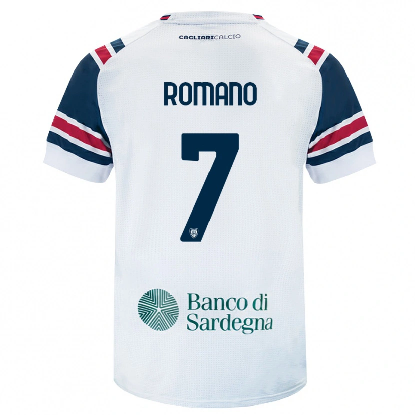 Danxen Kobiety Antonio Romano #7 Biały Czerwony Zielony Wyjazdowa Koszulka 2026/27 Koszulki Klubowe