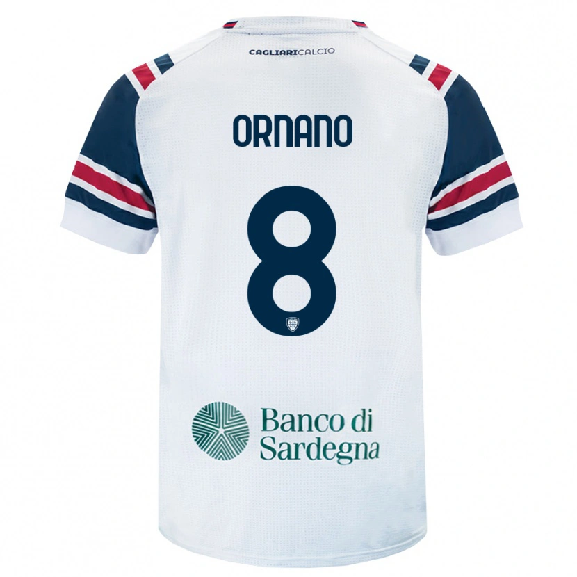 Danxen Kobiety Marco Ornano #8 Biały Czerwony Zielony Wyjazdowa Koszulka 2026/27 Koszulki Klubowe