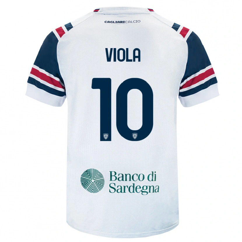 Danxen Kobiety Nicolas Viola #10 Biały Czerwony Zielony Wyjazdowa Koszulka 2026/27 Koszulki Klubowe