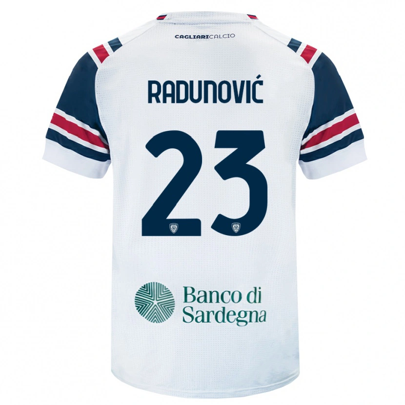 Danxen Kobiety Boris Radunović #23 Biały Czerwony Zielony Wyjazdowa Koszulka 2026/27 Koszulki Klubowe