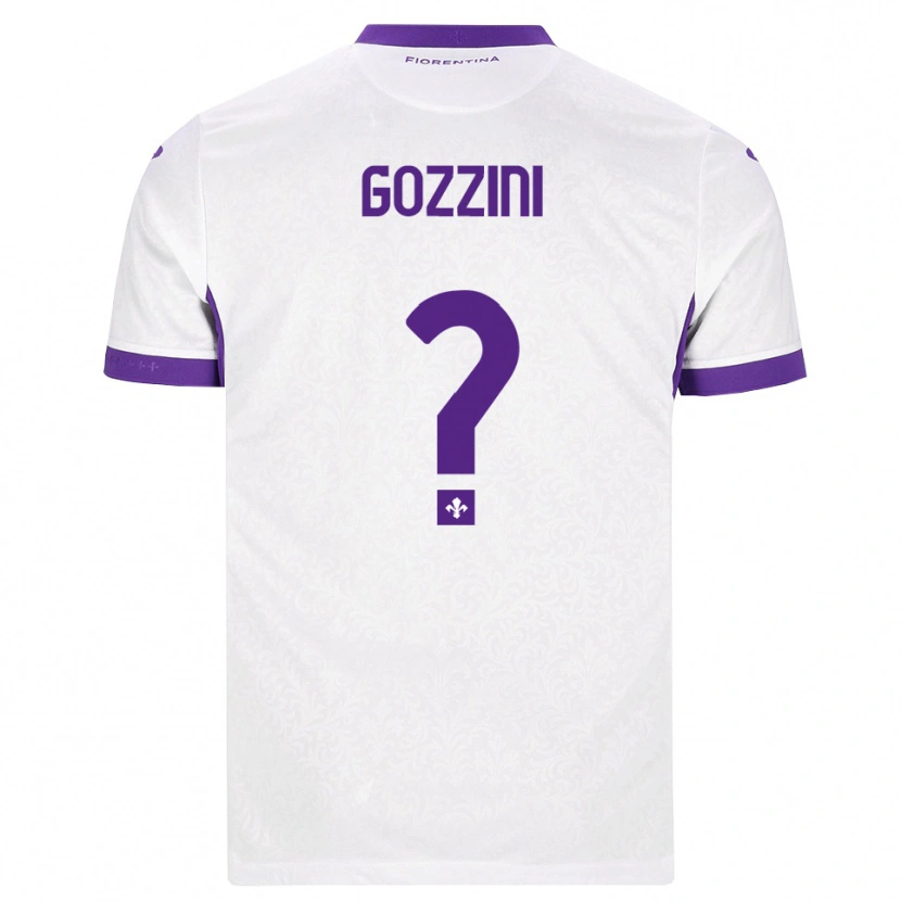 Danxen Kobiety Gozzini #0 Biały Fioletowy Wyjazdowa Koszulka 2026/27 Koszulki Klubowe