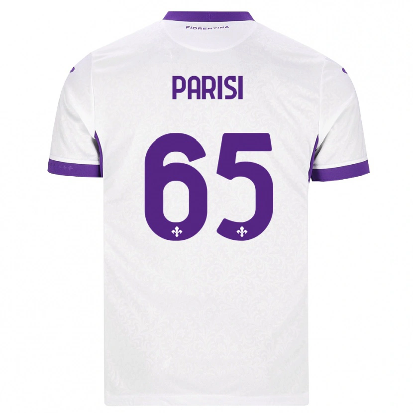Danxen Kobiety Fabiano Parisi #65 Biały Fioletowy Wyjazdowa Koszulka 2026/27 Koszulki Klubowe