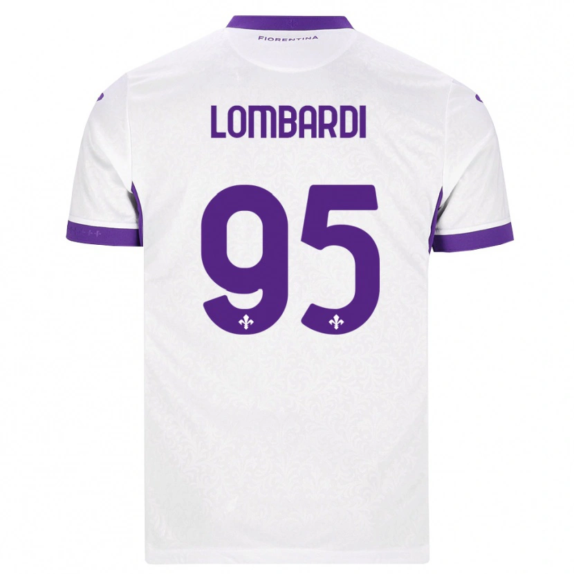 Danxen Kobiety Emma Lombardi #95 Biały Fioletowy Wyjazdowa Koszulka 2026/27 Koszulki Klubowe
