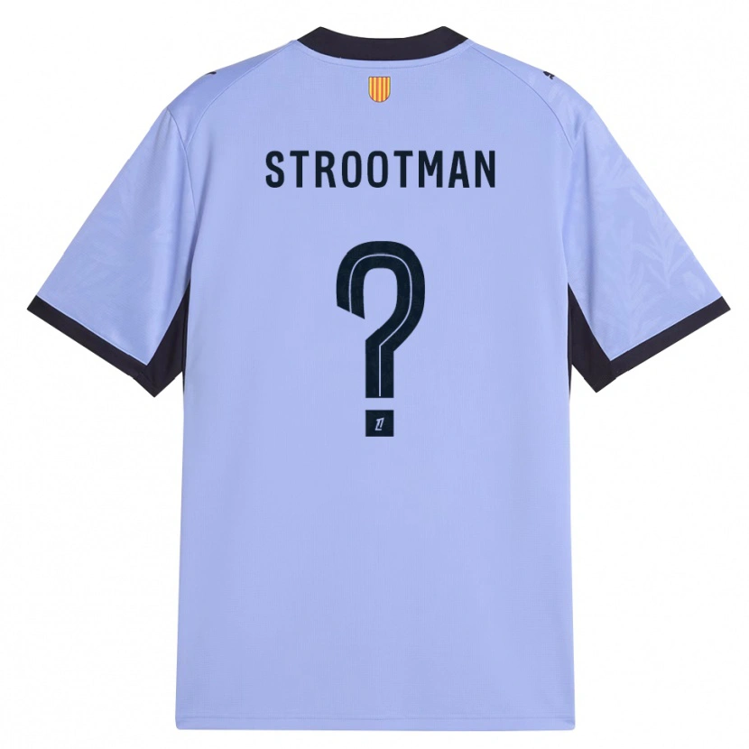 Danxen Kobiety Kevin Strootman #0 Lawendowy Czarny Trzeci Komplet Koszulka 2026/27 Koszulki Klubowe