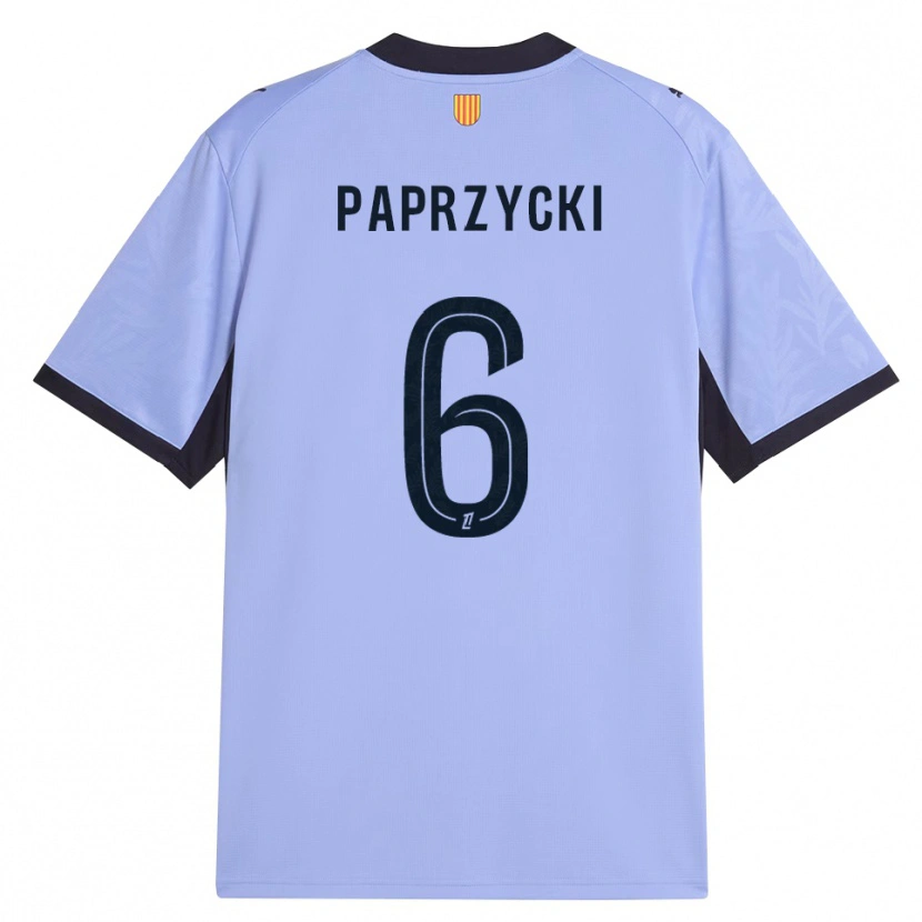Danxen Kobiety Aurore Paprzycki #6 Lawendowy Czarny Trzeci Komplet Koszulka 2026/27 Koszulki Klubowe