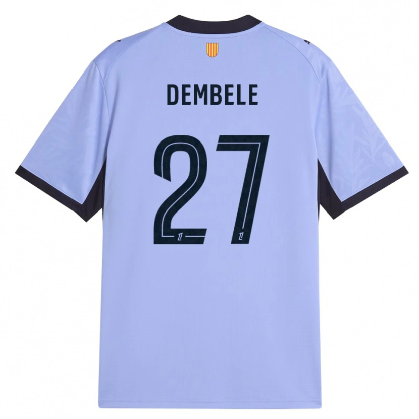 Danxen Kobiety Coumba Dembélé #27 Lawendowy Czarny Trzeci Komplet Koszulka 2026/27 Koszulki Klubowe