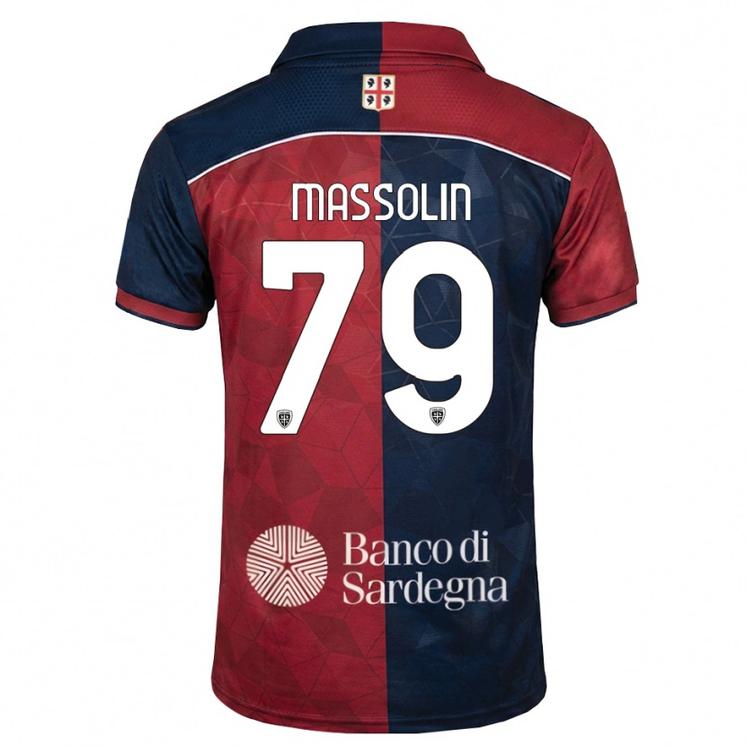 Danxen Kobiety Yanis Massolin #79 Bordowy Królewski Niebieski Domowa Koszulka 2026/27 Koszulki Klubowe