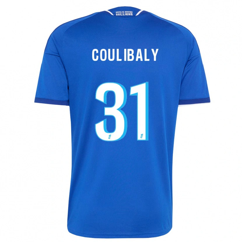 Danxen Kobiety Karim Coulibaly #31 Królewski Niebieski Biały Domowa Koszulka 2026/27 Koszulki Klubowe