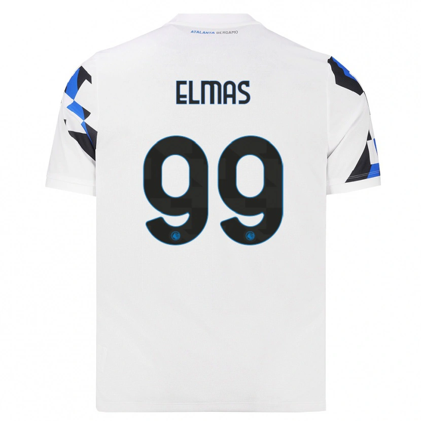 Danxen Kobiety Eljif Elmas #99 Biały Czerwony Niebieski Wyjazdowa Koszulka 2026/27 Koszulki Klubowe
