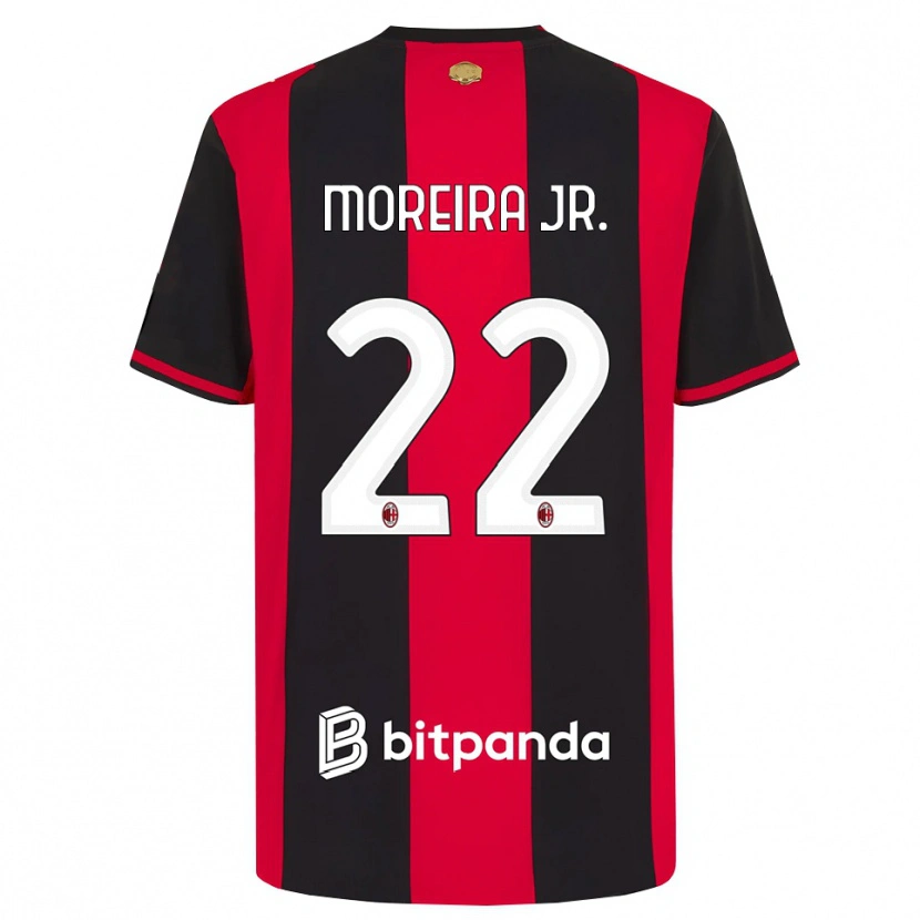 Danxen Dzieci Diego Moreira #22 Czerwony Czarny Biały Domowa Koszulka 2026/27 Koszulki Klubowe