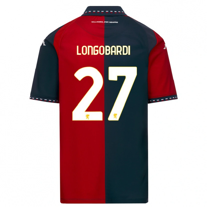 Danxen Dzieci Giovanni Longobardi #27 Czerwony Czarny Biały Domowa Koszulka 2026/27 Koszulki Klubowe