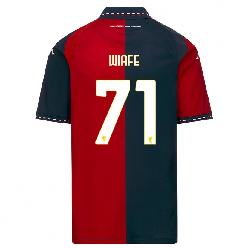 Danxen Dzieci Samuel Wiafe #71 Czerwony Czarny Biały Domowa Koszulka 2026/27 Koszulki Klubowe