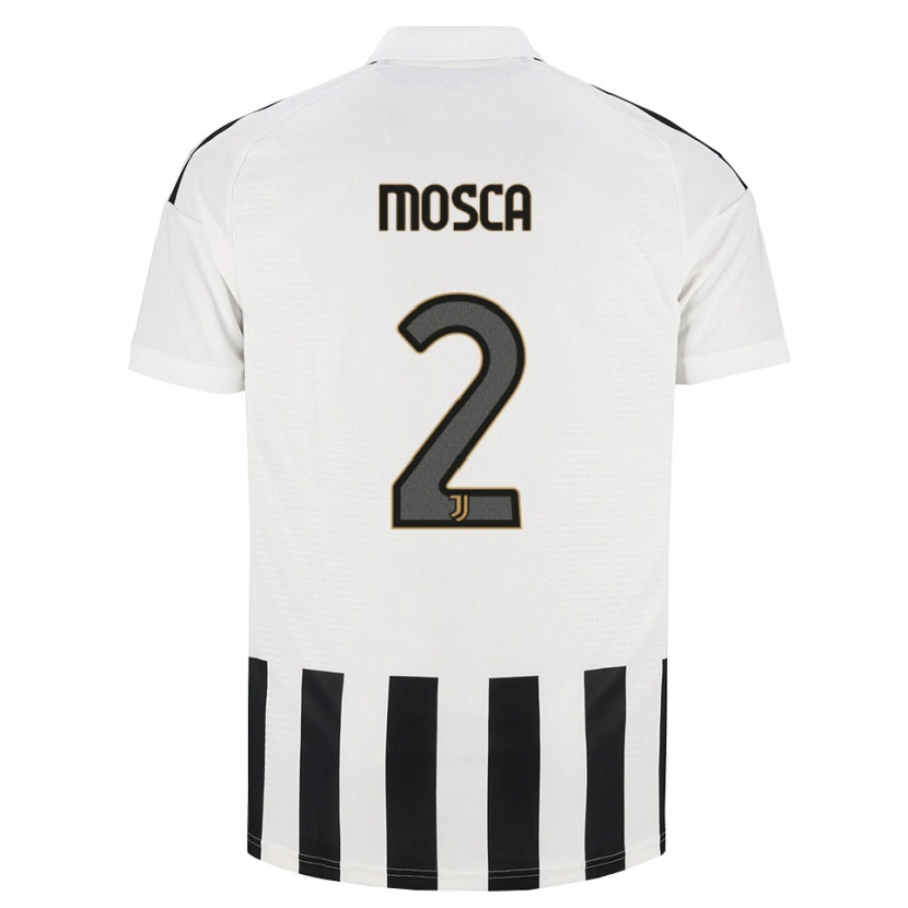 Danxen Dzieci Guglielmo Mosca #2 Czarny Biały Brązowy Domowa Koszulka 2026/27 Koszulki Klubowe