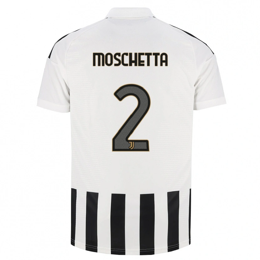 Danxen Dzieci Lorenzo Moschetta #2 Czarny Biały Brązowy Domowa Koszulka 2026/27 Koszulki Klubowe
