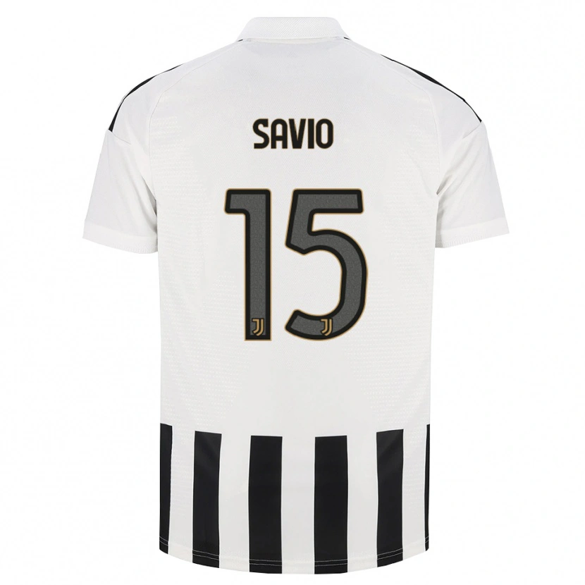 Danxen Dzieci Federico Savio #15 Czarny Biały Brązowy Domowa Koszulka 2026/27 Koszulki Klubowe