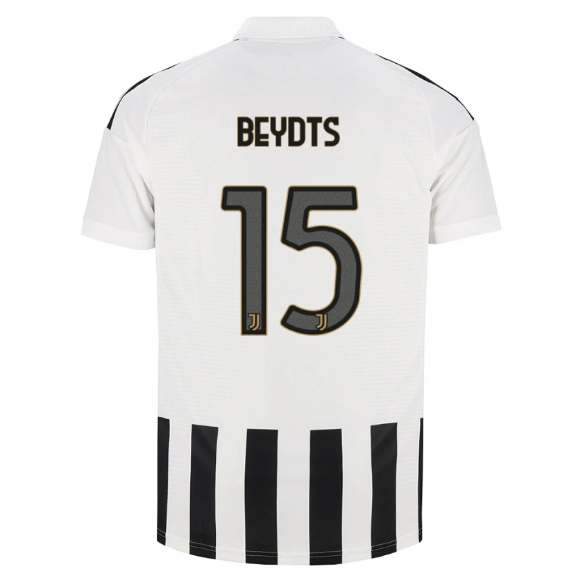 Danxen Dzieci Antoine Beydts #15 Czarny Biały Brązowy Domowa Koszulka 2026/27 Koszulki Klubowe