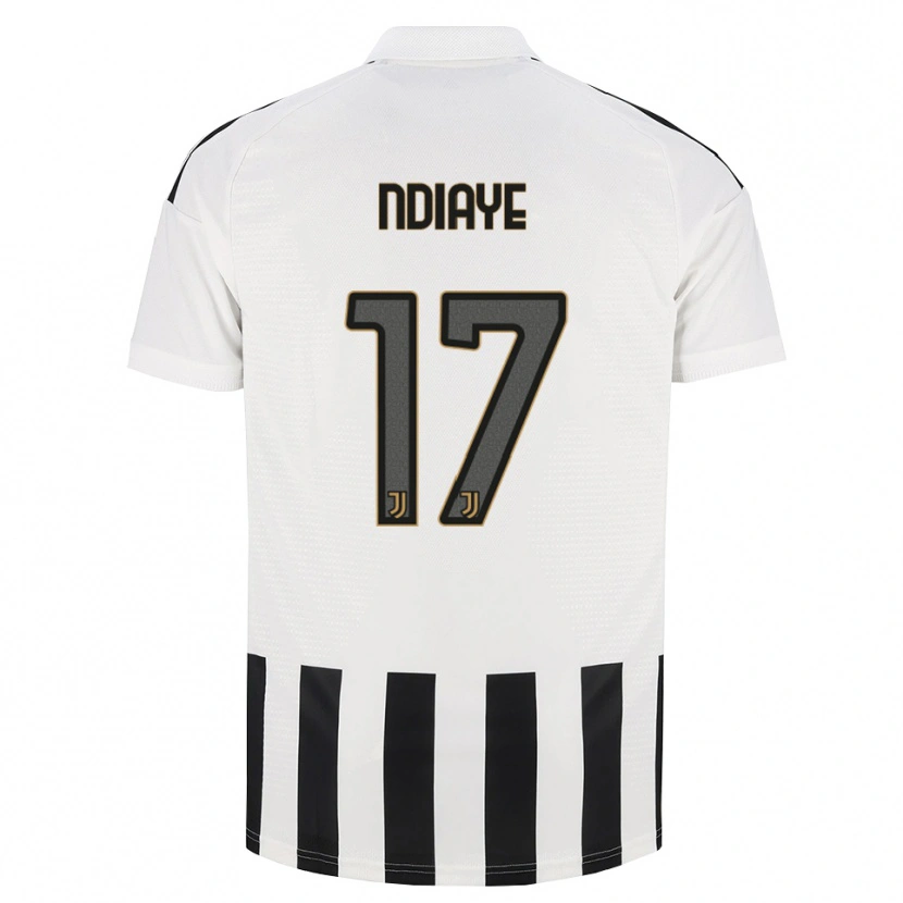 Danxen Dzieci Modou Ndiaye #17 Czarny Biały Brązowy Domowa Koszulka 2026/27 Koszulki Klubowe