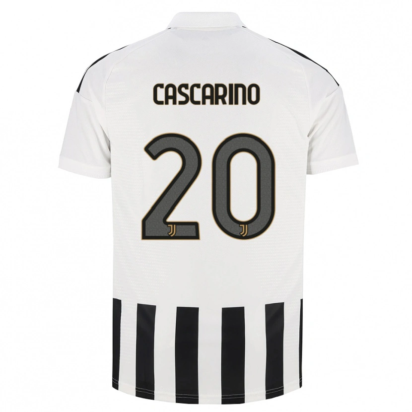 Danxen Dzieci Estelle Cascarino #20 Czarny Biały Brązowy Domowa Koszulka 2026/27 Koszulki Klubowe