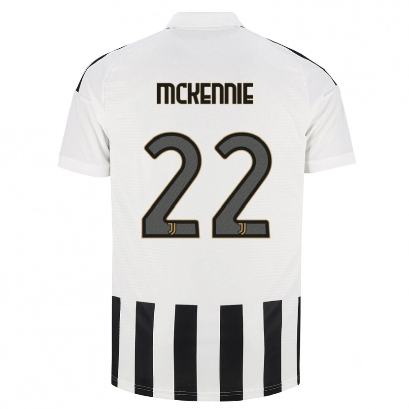 Danxen Dzieci Weston Mckennie #22 Czarny Biały Brązowy Domowa Koszulka 2026/27 Koszulki Klubowe
