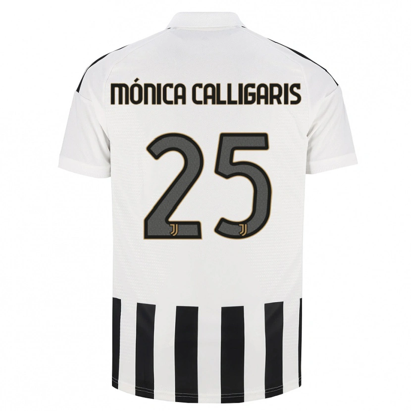 Danxen Dzieci Viola Mónica Calligaris #25 Czarny Biały Brązowy Domowa Koszulka 2026/27 Koszulki Klubowe