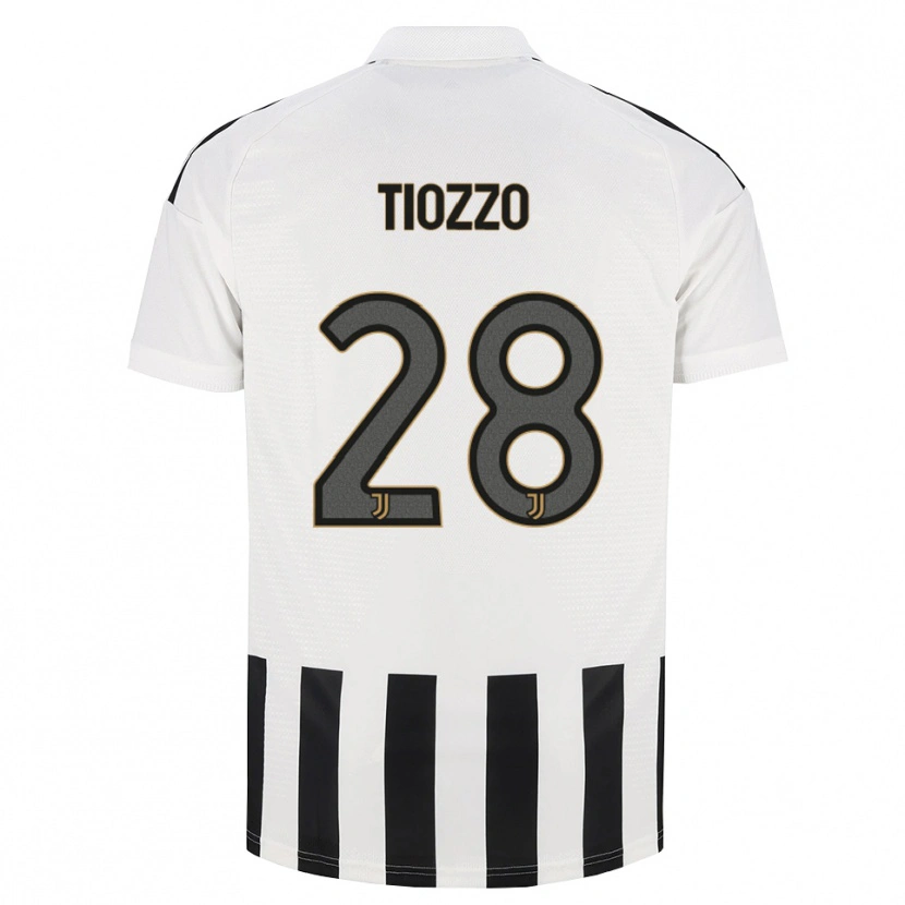 Danxen Dzieci Marco Tiozzo #28 Czarny Biały Brązowy Domowa Koszulka 2026/27 Koszulki Klubowe