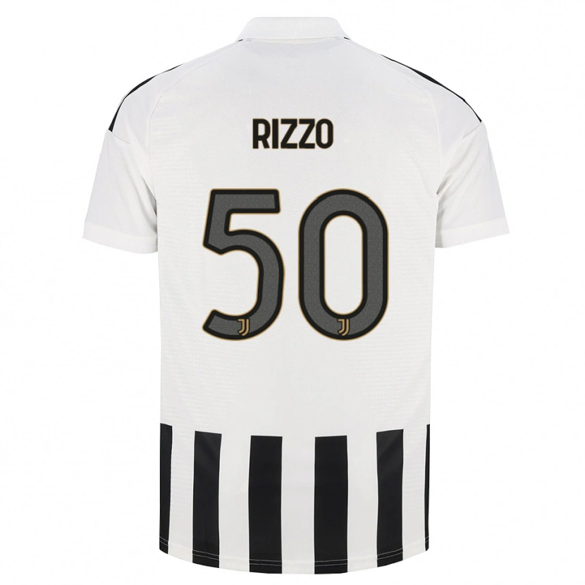 Danxen Dzieci Niccolò Rizzo #50 Czarny Biały Brązowy Domowa Koszulka 2026/27 Koszulki Klubowe