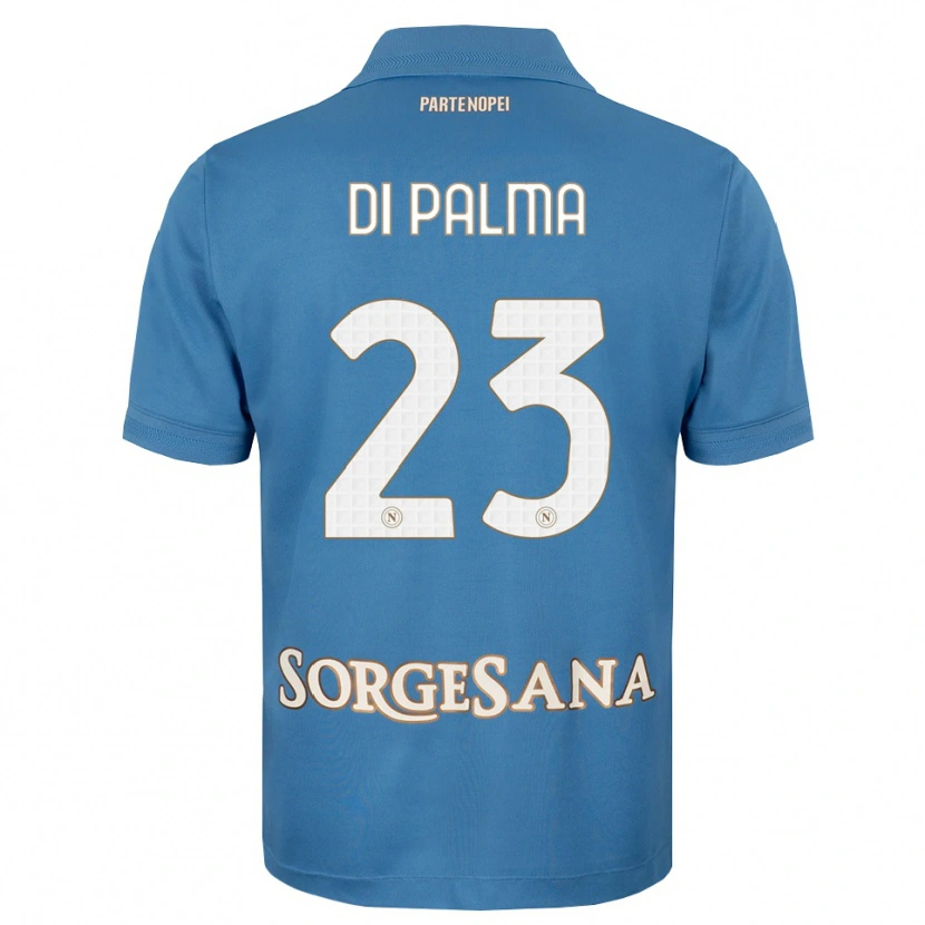 Danxen Dzieci Manuel Di Palma #23 Niebieski Mglisty Biały Domowa Koszulka 2026/27 Koszulki Klubowe