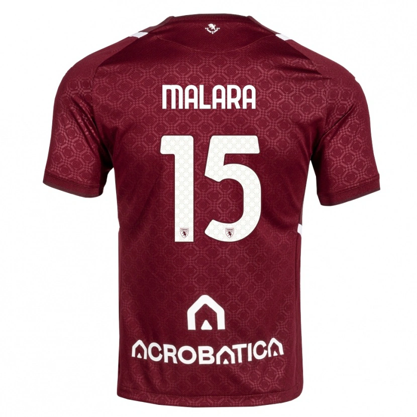 Danxen Dzieci Sara Malara #15 Bordowy Biały Domowa Koszulka 2026/27 Koszulki Klubowe