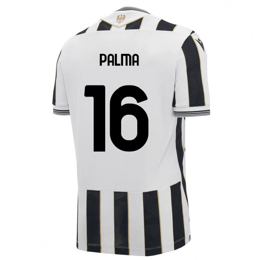 Danxen Dzieci Matteo Palma #16 Czarny Biały Różowy Domowa Koszulka 2026/27 Koszulki Klubowe