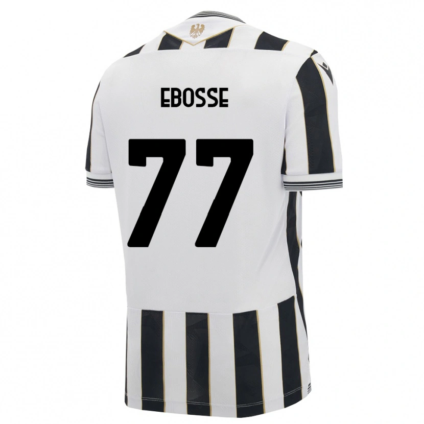 Danxen Dzieci Enzo Ebosse #77 Czarny Biały Różowy Domowa Koszulka 2026/27 Koszulki Klubowe