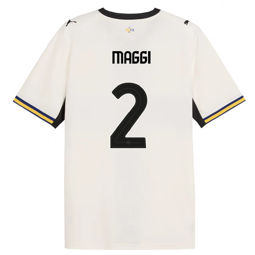 Danxen Dzieci Jacopo Maggi #2 Białawy Czarny Żółty Domowa Koszulka 2026/27 Koszulki Klubowe