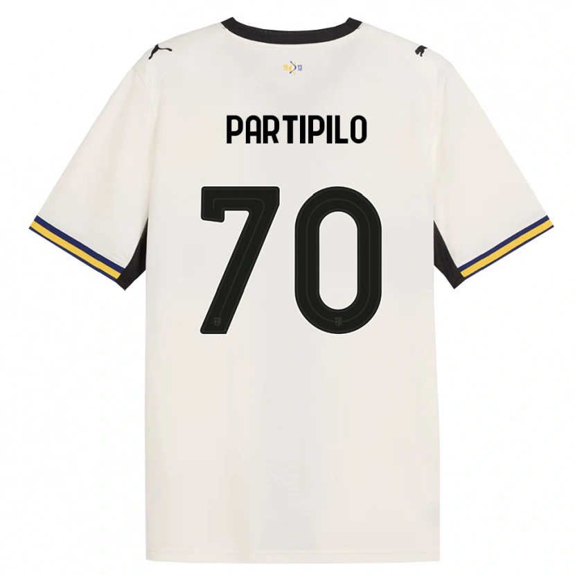 Danxen Dzieci Anthony Partipilo #70 Białawy Czarny Żółty Domowa Koszulka 2026/27 Koszulki Klubowe