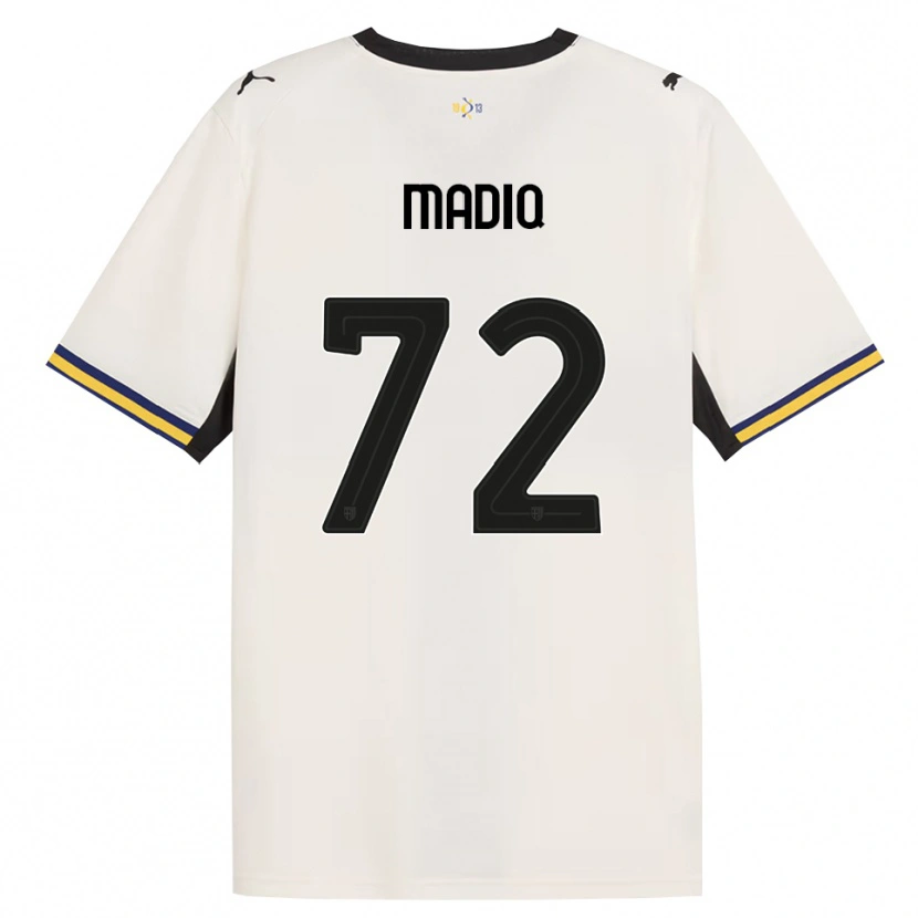 Danxen Dzieci Abdelaziz Madiq #72 Białawy Czarny Żółty Domowa Koszulka 2026/27 Koszulki Klubowe