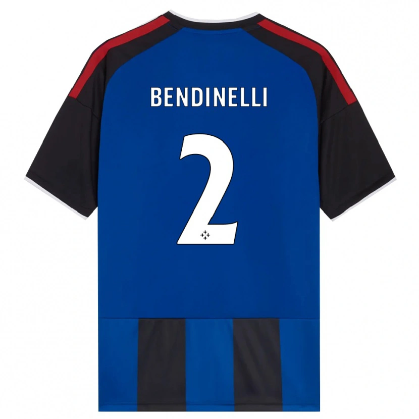 Danxen Dzieci Louis Bendinelli #2 Czarny Czerwony Biały Niebieski Domowa Koszulka 2026/27 Koszulki Klubowe