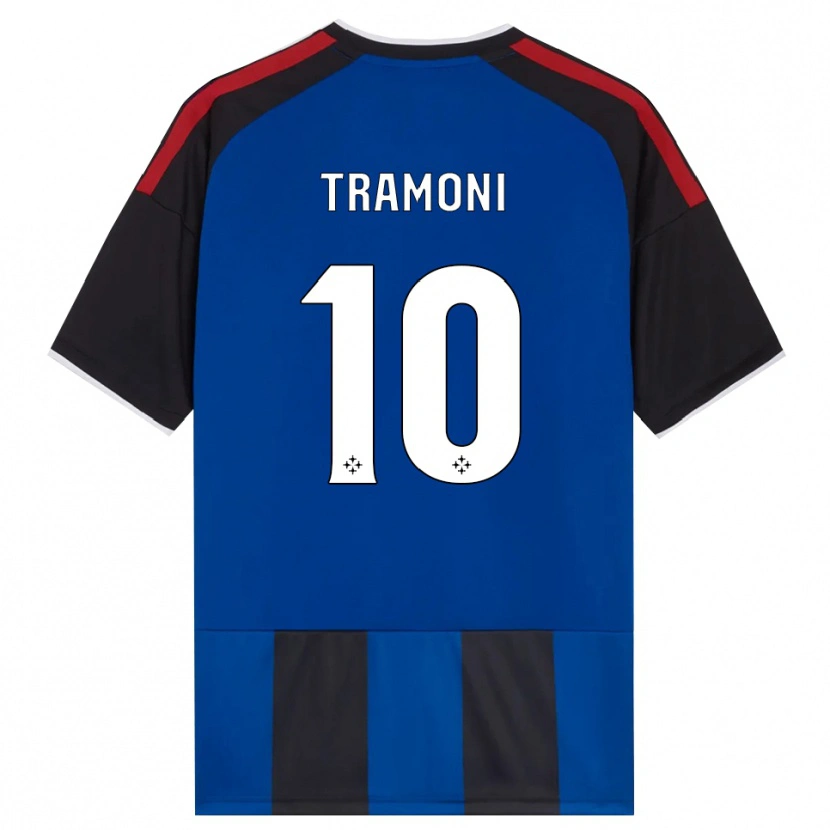 Danxen Dzieci Matteo Tramoni #10 Czarny Czerwony Biały Niebieski Domowa Koszulka 2026/27 Koszulki Klubowe