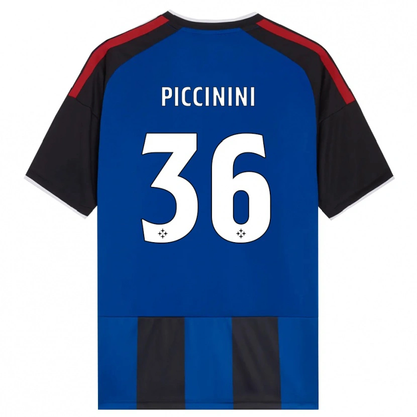 Danxen Dzieci Gabriele Piccinini #36 Czarny Czerwony Biały Niebieski Domowa Koszulka 2026/27 Koszulki Klubowe
