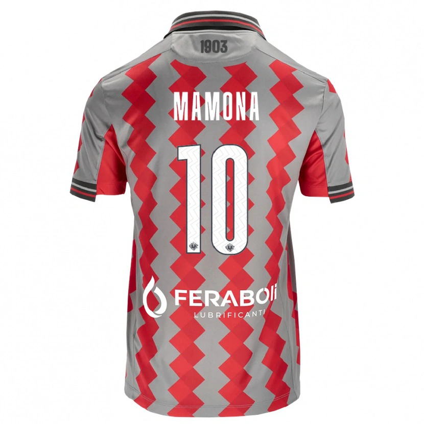 Danxen Dzieci Blue Mamona #10 Szary Czerwony Biały Domowa Koszulka 2026/27 Koszulki Klubowe