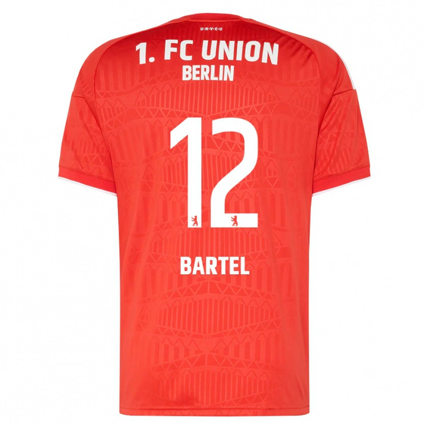 Danxen Dzieci Bruno Bartel #12 Czerwony Biały Domowa Koszulka 2026/27 Koszulki Klubowe