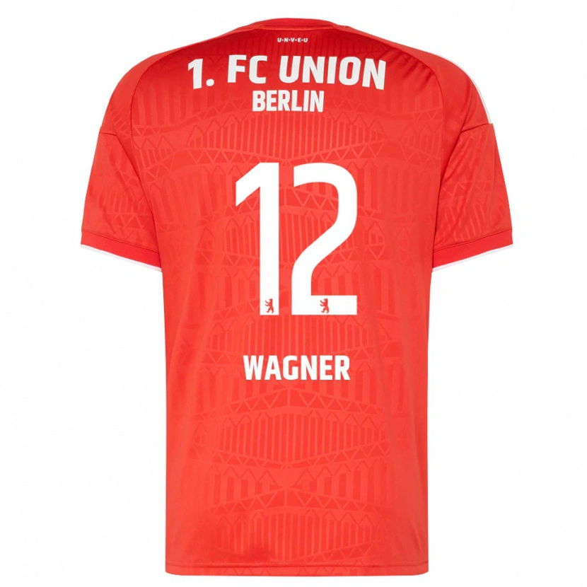 Danxen Dzieci Melanie Wagner #12 Czerwony Biały Domowa Koszulka 2026/27 Koszulki Klubowe