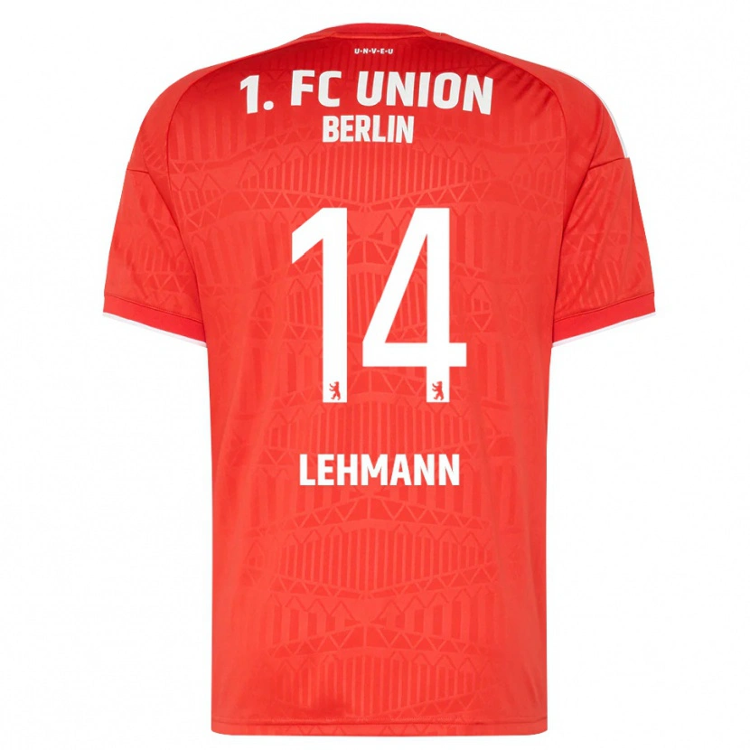 Danxen Dzieci Noah Lehmann #14 Czerwony Biały Domowa Koszulka 2026/27 Koszulki Klubowe