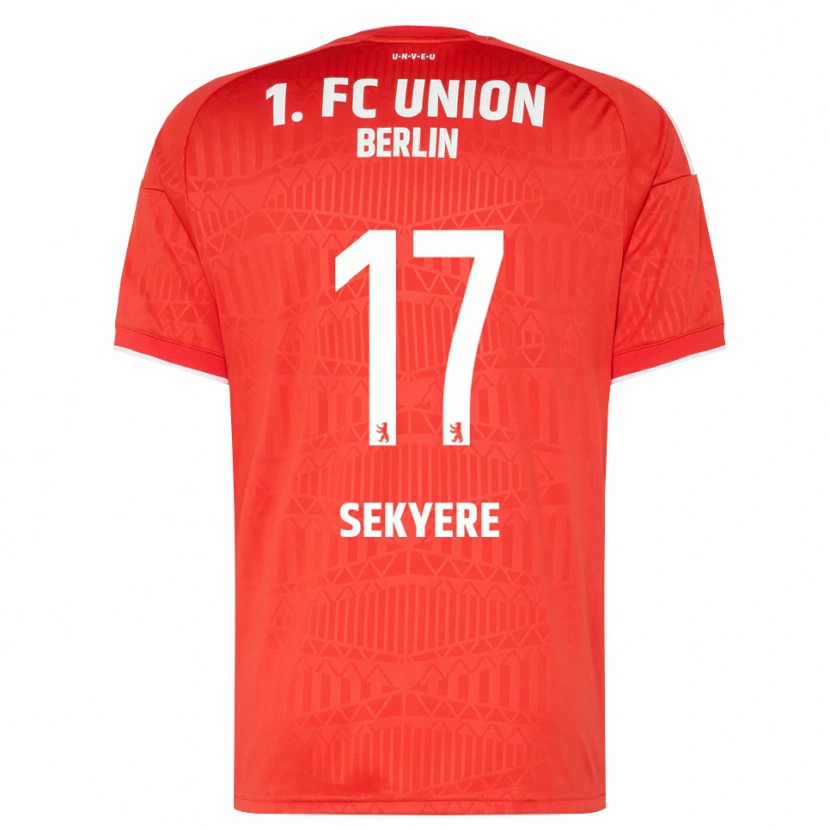 Danxen Dzieci Anderson Sekyere #17 Czerwony Biały Domowa Koszulka 2026/27 Koszulki Klubowe