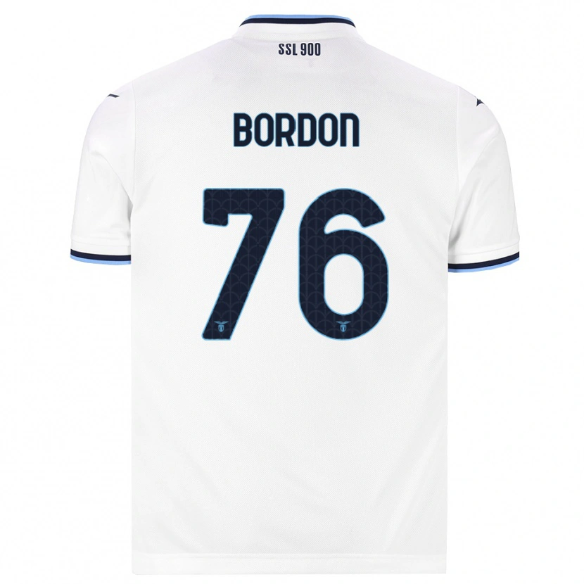 Danxen Dzieci Filipe Bordon #76 Biały Granatowy Wyjazdowa Koszulka 2026/27 Koszulki Klubowe